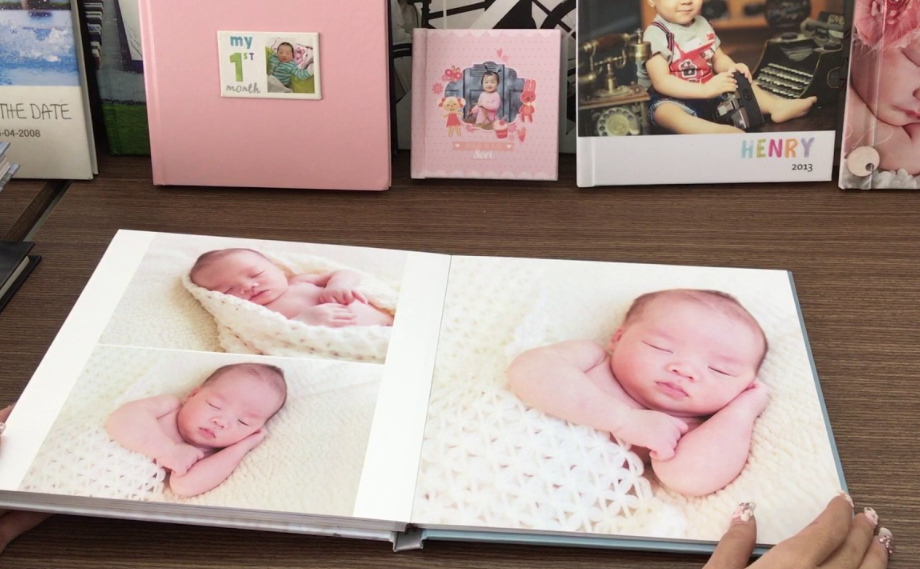 Làm album ảnh bé yêu